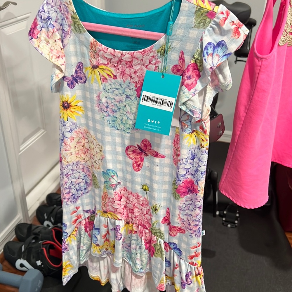 Posh Peanut Short Sleeved Twirl Dress 3T NWT